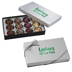 Truffles - 12-Pieces - Silver Box