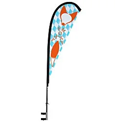 Premium 10' Event Tent - Sail Sign Banner - One Sided