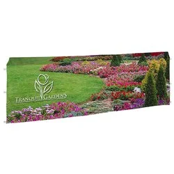 Premium 10' Event Tent - Half Wall - One Sided - Full Colour