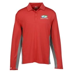 FILA Bedford Performance Long Sleeve Polo - Men's
