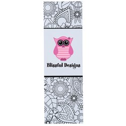Colouring Bookmark - Floral