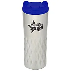 Stainless Steel Diamond Travel Tumbler - 18 oz.