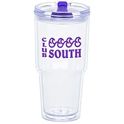 Clearly Acrylic Travel Tumbler - 24 oz.