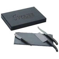 Laguiole Black Cheese & Serving Set
