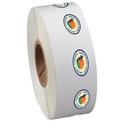 Full Colour Sticker by the Roll - Oval - 3/8" x 5/8"