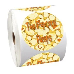 Full Colour Sticker by the Roll - Circle - 3-1/2"