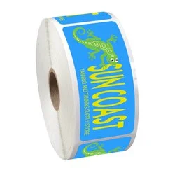 Full Colour Sticker by the Roll - Rectangle- 1-1/2" x 3-1/2"