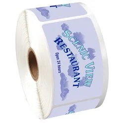 Full Colour Sticker by the Roll - Rectangle- 1-3/4" x 3"
