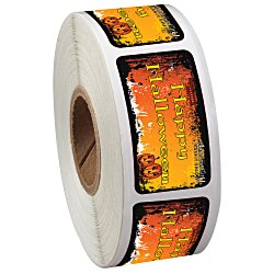 Full Colour Sticker by the Roll - Rectangle- 3/4" x 1-1/2"