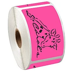 Sticker by the Roll - Rectangle - 2" x 3-1/2"
