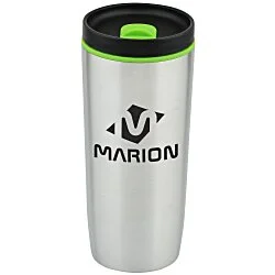 Custom Accent Stainless Travel Mug - 16 oz.