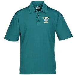 FILA Brisbane Sphere Textured Tech Polo - Men's