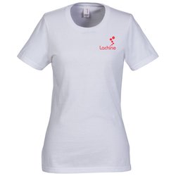 Gildan Lightweight T-Shirt - Ladies' - White - Screen