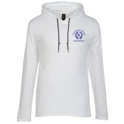 Gildan Lightweight Hooded T-Shirt - Men's - White - Screen