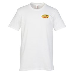 Gildan Lightweight T-Shirt - Men's - White - Embroidered