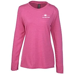 Primease Tri-Blend Long Sleeve Tee - Ladies' - Screen