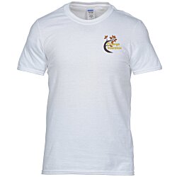 Gildan Softstyle T-Shirt - Men's - White - Embroidered