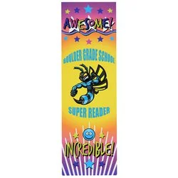 Super Kid Bookmark - Wow Words