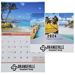 Tropical Appointment Calendar - French/English