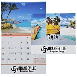 Tropical Appointment Calendar - French/English