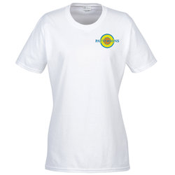 Everyday Cotton T-Shirt - Ladies' - White - Embroidered