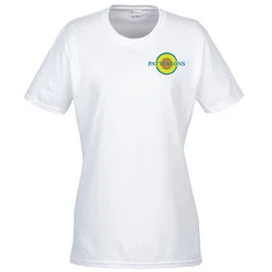 Everyday Cotton T-Shirt - Ladies' - White - Embroidered