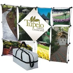 10' Geometric Pop-Up Display with Soft Carrying Case