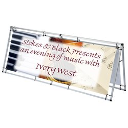 A-Frame Pro Outdoor Banner Sign - 8'