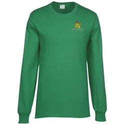 Everyday Cotton LS T-Shirt - Colours - Embroidered