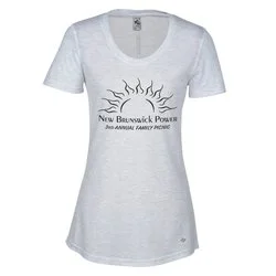 Koi Tri-Blend Scoop Neck Tee - Ladies' - Screen