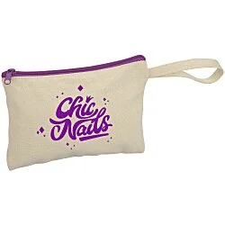 Chroma Zip Cotton Wristlet