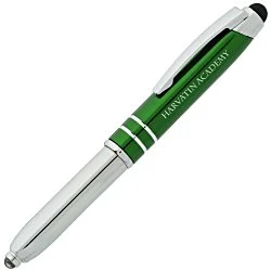 Mercury Stylus Metal Pen with Flashlight