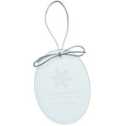 Jade Crystal Ornament - Oval