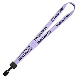 Dye-Sub Lanyard - 3/4" - 32" - Large Metal Bulldog Clip - Chevron