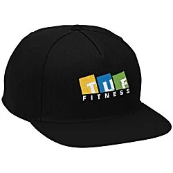 Yupoong Five Panel Wool Blend Snapback Cap