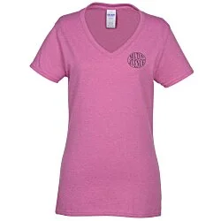 Gildan Heavy Cotton V-Neck T-Shirt - Ladies' - Screen - Colours