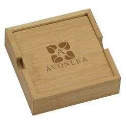 Bamboo Coaster Set