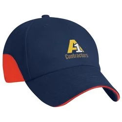 Heavyweight Contrasting Colour Cap - 24 hr