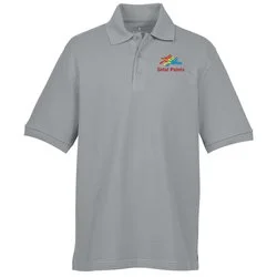 Belmont Combed Cotton Pique Polo - Men's - Embroidered - 24 hr