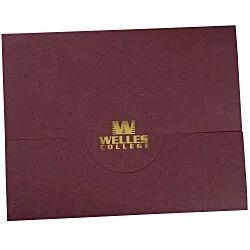 Tuck Flap Certificate Folder