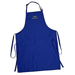 Butcher Apron with Two Patch Pockets