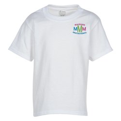 Everyday Blend T-Shirt - Youth - White - Embroidered