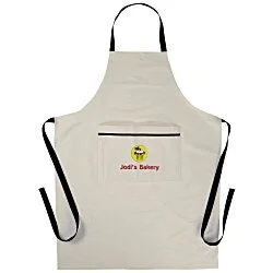 Cotton Cooking Apron - Embroidered