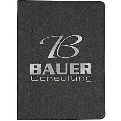 Heathered Padfolio with Notepad