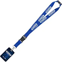 Maverick Lanyard & Badge Combo - 40" - 3-1/2" x 2"