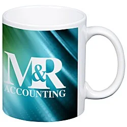 Value White Coffee Mug - 11 oz. - Full Colour