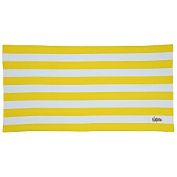 Cabana Striped Microfibre Beach Towel - 30" x 60"