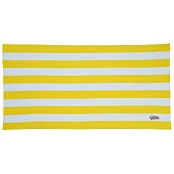 Cabana Striped Microfibre Beach Towel - 30" x 60"