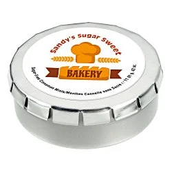 Round Mint Tin with Full Colour Dome - 1-3/4"