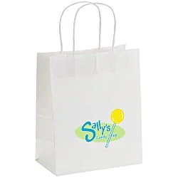 Matte Shopping Bag - 9-3/4" x 7-3/4" - White - Full Colour